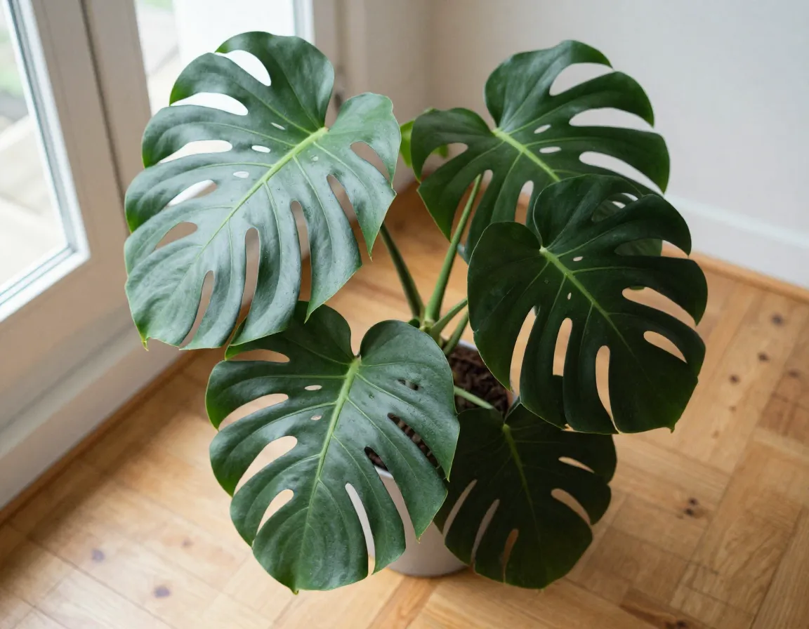 Monstera växt